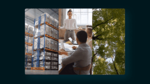 Professional video production team filming a commercial marketing campaign in Knoxville, TN for B2B business growth and digital advertising strategy